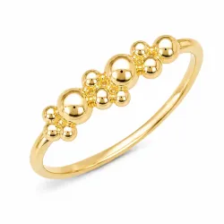 kuula sormus kullattu messinki - Eliné