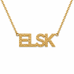 elsk kaulaketju kullattu messinki - Eliné