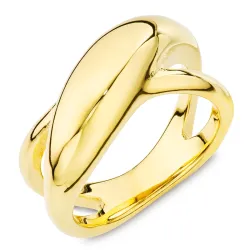 vedenkestävät sormus kullattu teräs - OCEANA