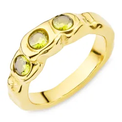 vedenkestävät sormus kullattu teräs - OCEANA