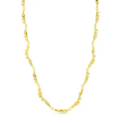 vedenkestävät zirkoni kaulaketju kullattu teräs - OCEANA