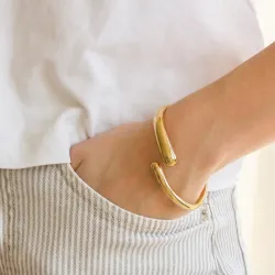 vedenkestävät rannekoru kullattu teräs - OCEANA