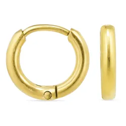 9 mm vedenkestävät rengas  kullattu teräs - OCEANA