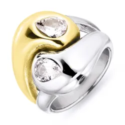 vedenkestävät sormus kullattu teräs - OCEANA