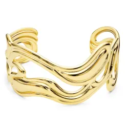 vedenkestävät rannerengas kullattu teräs - OCEANA