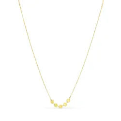 vedenkestävät kaulaketju kullattu teräs - OCEANA