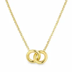 vedenkestävät kaulaketju kullattu teräs - OCEANA