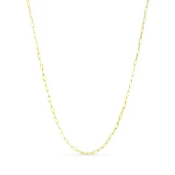 vedenkestävät kaulaketju kullattu teräs 40 + 5 cm x 2,5 mm  - OCEANA