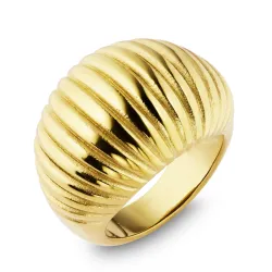 vedenkestävät sormus kullattu teräs - OCEANA