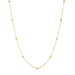 vedenkestävät kaulaketju kullattu teräs - OCEANA
