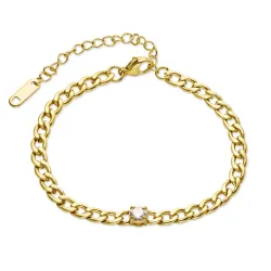 vedenkestävät rannekoru kullattu teräs - OCEANA