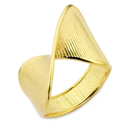 vedenkestävät sormus kullattu teräs - OCEANA