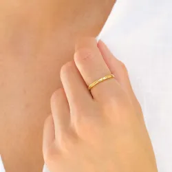 vedenkestävät sormus kullattu teräs - OCEANA