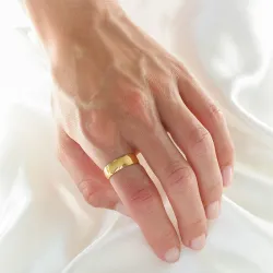 vedenkestävät sormus kullattu teräs - OCEANA