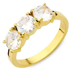 vedenkestävät sormus kullattu teräs - OCEANA