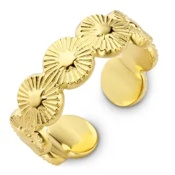 vedenkestävät sormus kullattu teräs - OCEANA