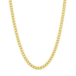 vedenkestävät kaulaketju kullattu teräs - OCEANA