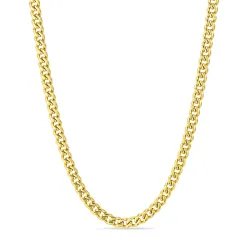 vedenkestävät kaulaketju kullattu teräs - OCEANA