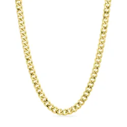 vedenkestävät kaulaketju kullattu teräs - OCEANA