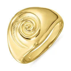 vedenkestävät sormus kullattu teräs - OCEANA