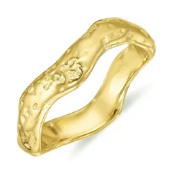 vedenkestävät sormus kullattu teräs - OCEANA