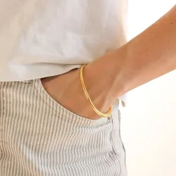 vedenkestävät rannerengas kullattu teräs - OCEANA