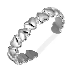 vedenkestävät sydän säädettävissä sormus teräs - OCEANA