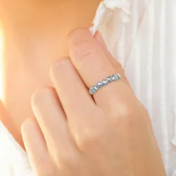 vedenkestävät sydän säädettävissä sormus teräs - OCEANA