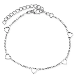 vedenkestävät sydän rannekoru teräs - OCEANA