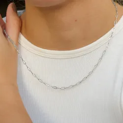 vedenkestävät kaulaketju teräs 45 cm x 2 mm  - OCEANA