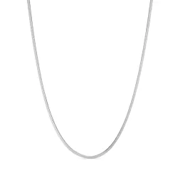 vedenkestävät kaulaketju teräs 39 + 8 cm x 2 mm  - OCEANA