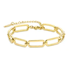 vedenkestävät rannekoru kullattu teräs 16 + 5 cm x 7,0 mm  - OCEANA