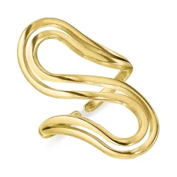 vedenkestävät säädettävissä sormus kullattu teräs - OCEANA