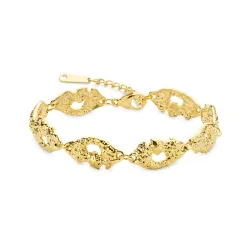 vedenkestävät rannekoru kullattu teräs - OCEANA