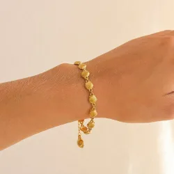 vedenkestävät simpukka rannekoru kullattu teräs - OCEANA