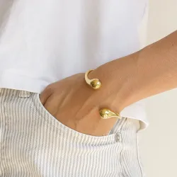 vedenkestävät rannerengas kullattu teräs 59 mm x 13,0 mm  - OCEANA