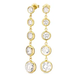 vedenkestävät korvarenkaat  kullattu teräs - OCEANA