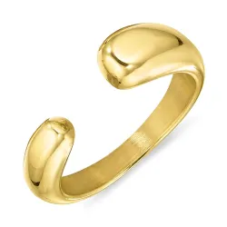 vedenkestävät sormus kullattu teräs - OCEANA