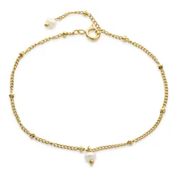 vedenkestävät helmi rannekoru kullattu teräs - OCEANA