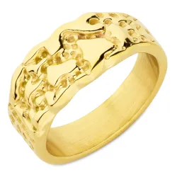 vedenkestävät sormus kullattu teräs - OCEANA