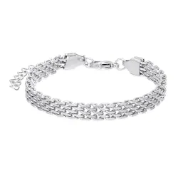 vedenkestävät rannekoru teräs 16 cm  + 5 cm x 6 mm  - OCEANA