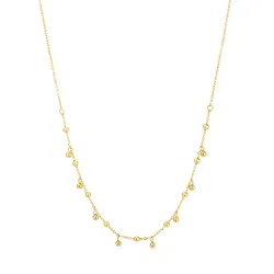 vedenkestävät kuula kaulaketju kullattu teräs - OCEANA
