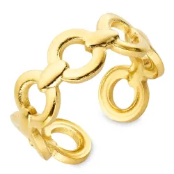 vedenkestävät sormus kullattu teräs - OCEANA