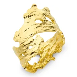 vedenkestävät sormus kullattu teräs - OCEANA