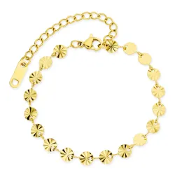 vedenkestävät rannekoru kullattu teräs - OCEANA