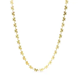 vedenkestävät perhonen kaulaketju kullattu teräs - OCEANA