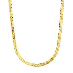 vedenkestävät kaulaketju kullattu teräs - OCEANA