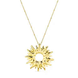 vedenkestävät aurinko kaulaketju kullattu teräs - OCEANA