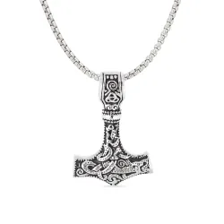 vedenkestävät Torin vasara kaulaketju teräs - OCEANA