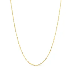 vedenkestävät kaulaketju kullattu teräs 45 cm x 1,7 mm  - OCEANA